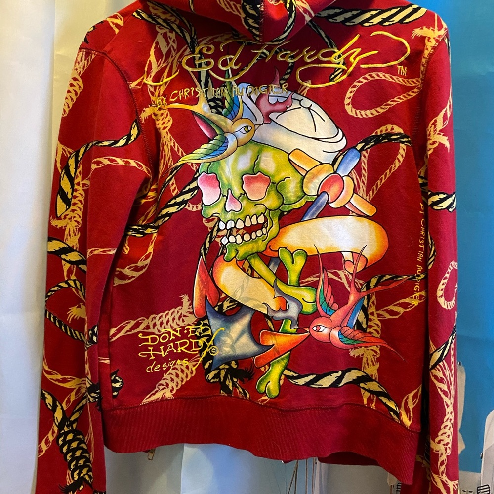 Ed Hardy Zip up Hoodie
